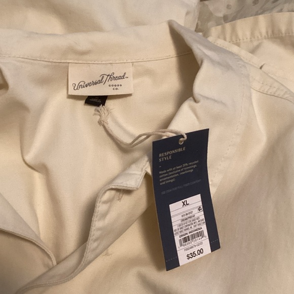 Universal Thread Cream Jean Jacket - Picture 4 of 4